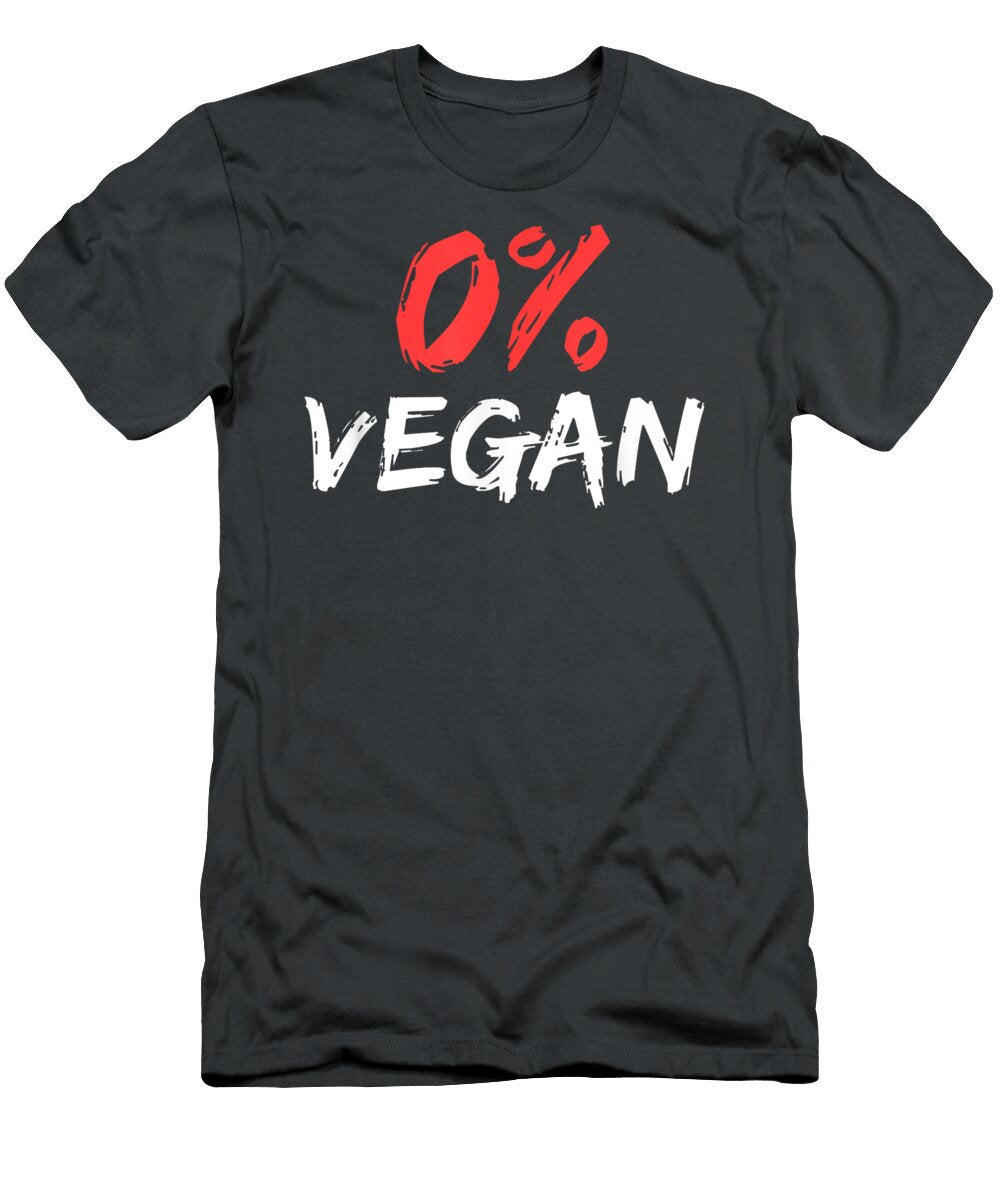 0 Vegan Design Anti Vegetarian Antivegan Bbq Idea Ludovk Krist T-Shirt
