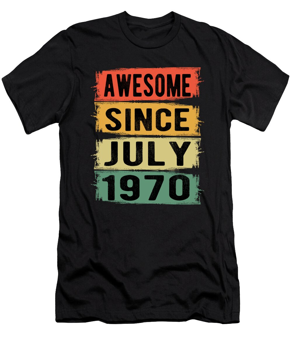 1 1970 Birthday July Manuel Schmucker T-Shirt