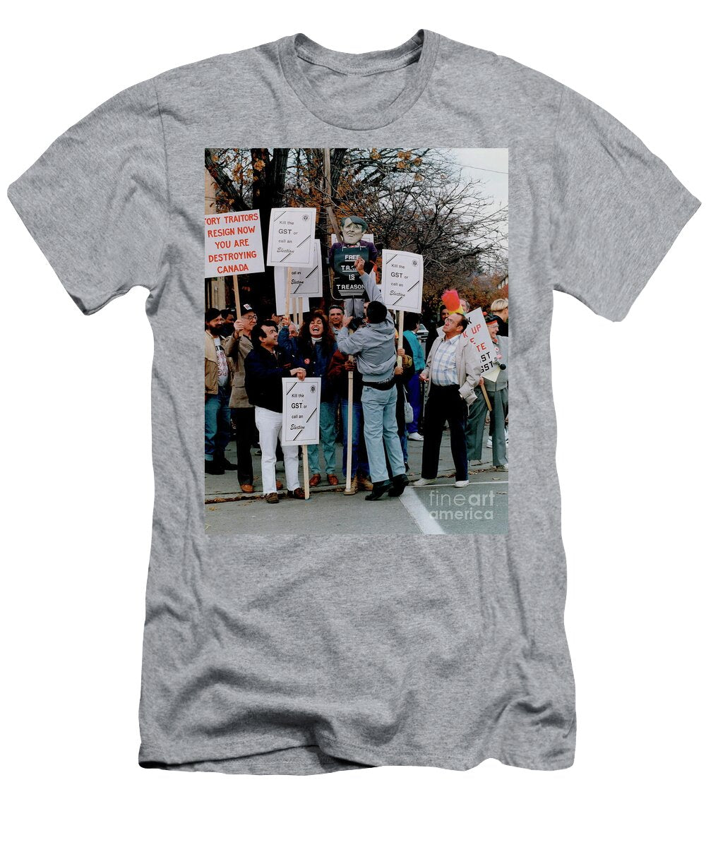 1 1990 Tax Protest Pierre Roussel T-Shirt