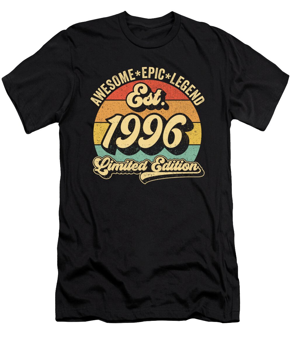 1 1996 Limited Edition Birthday Awesome Epic Legend Eyes Four T-Shirt
