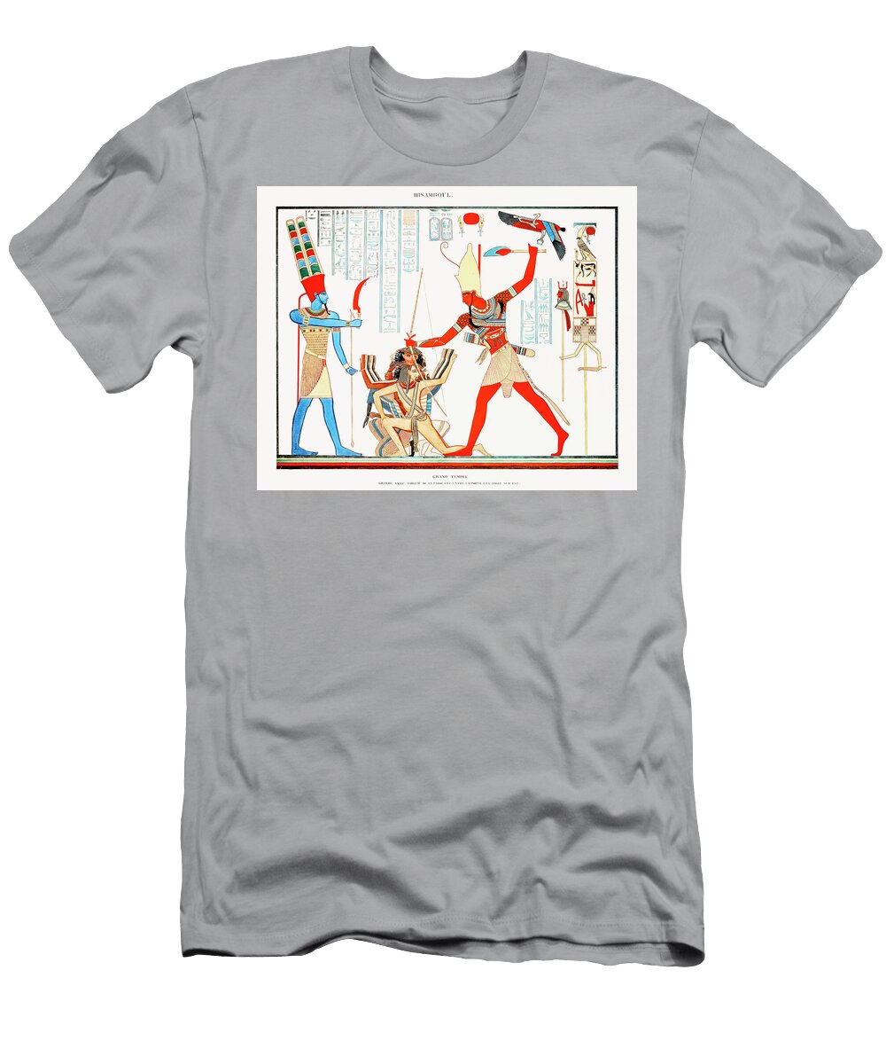 1 Egyptian Painting Jean Francois Champollion T-Shirt