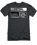 1969 Amc Amx in Matador Red Grill and Headlight Black and White Paul Ward T-Shirt