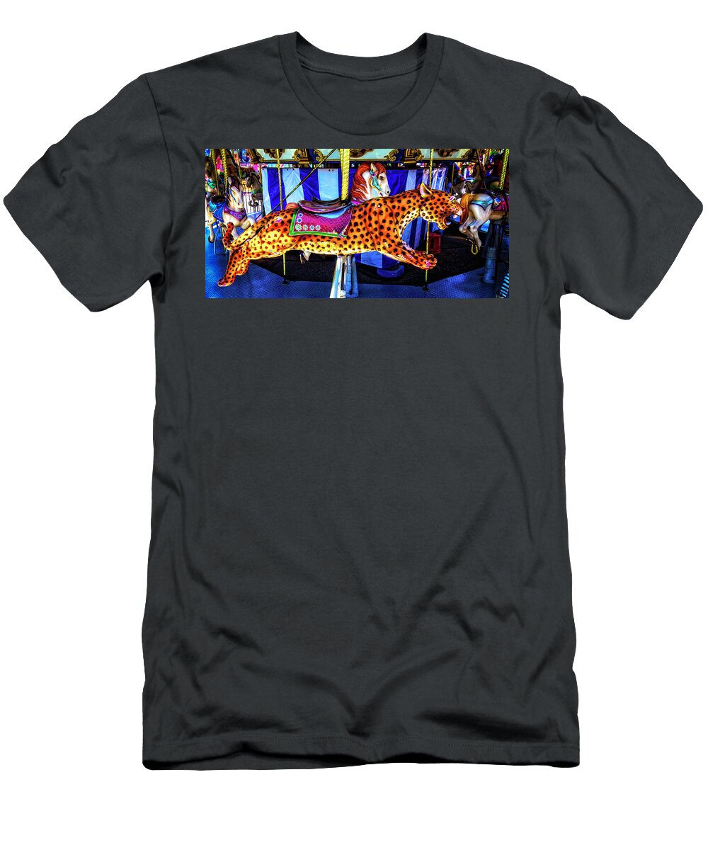Cheetah Carrousel Ride Garry Gay T-Shirt