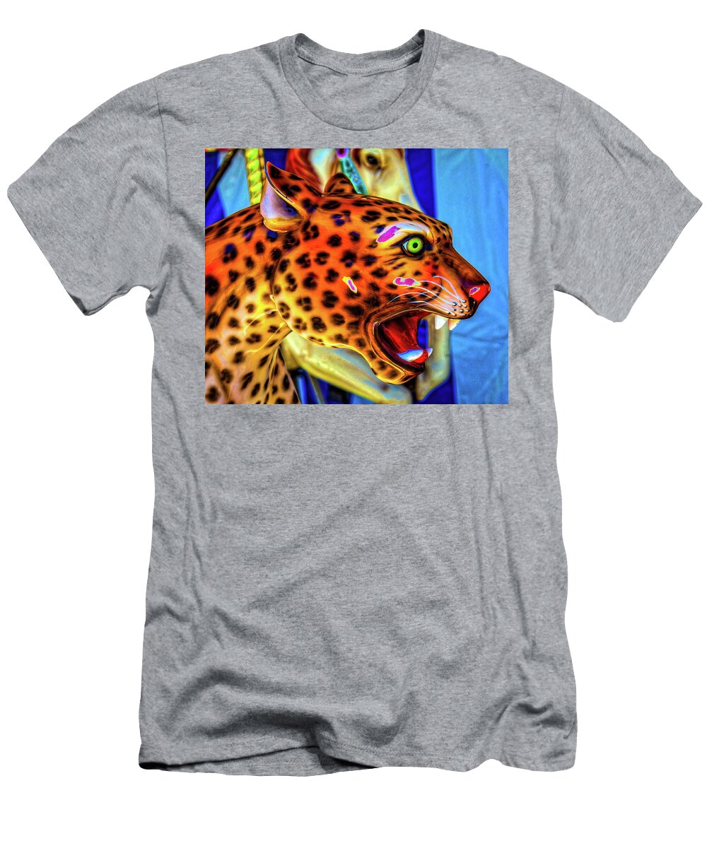 Cheetah Ride Portrait Garry Gay T-Shirt