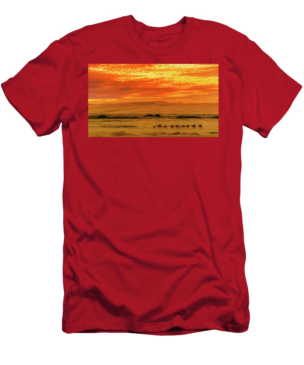Desert Journey Unsplash Ron Fung T-Shirt