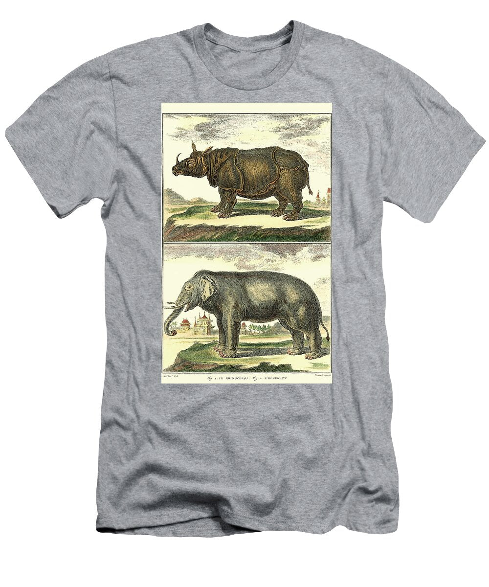 Diderots Elephant and Rhino Denis Diderot T-Shirt