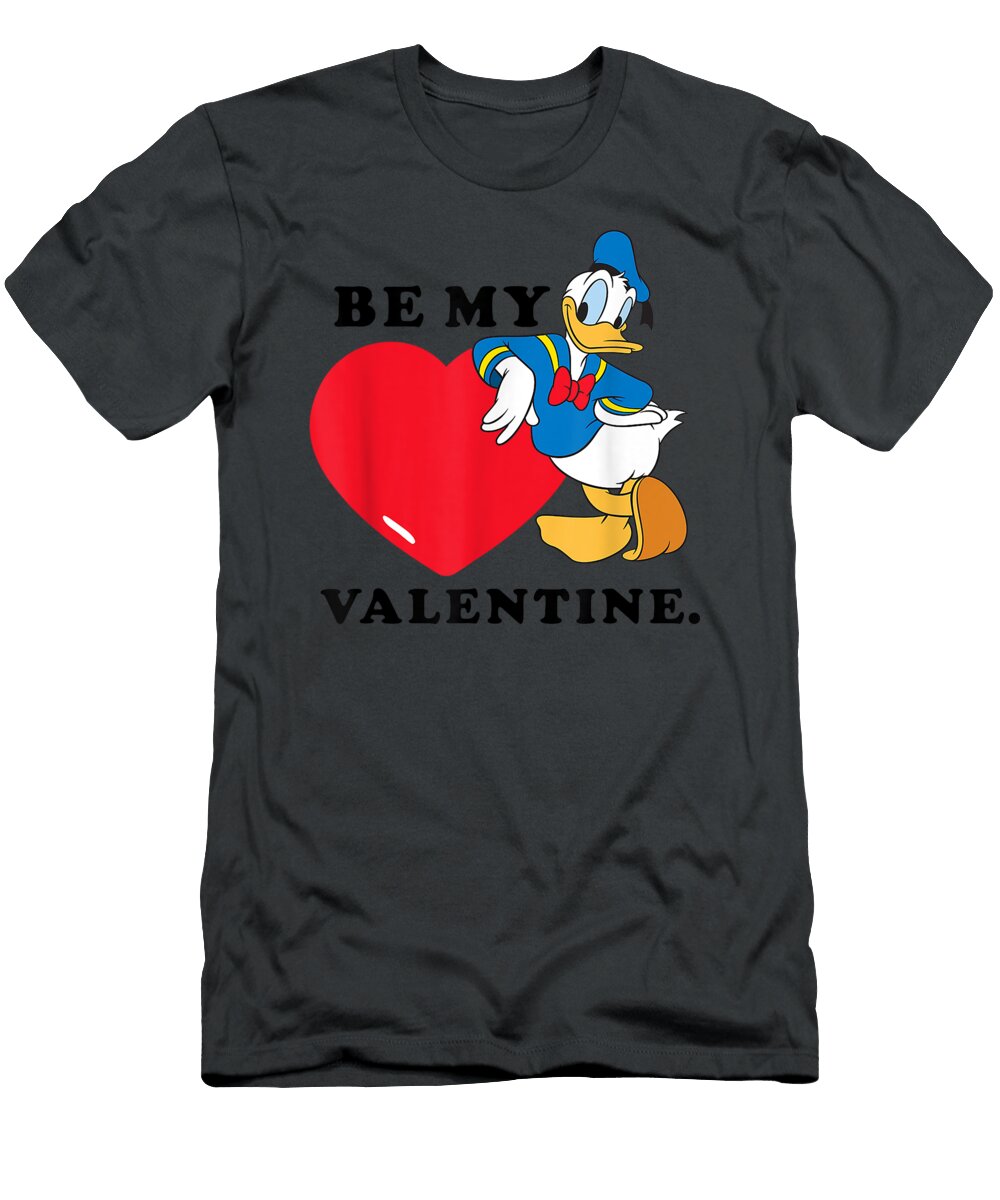 Disney Be My Valentine Donald Duck Sharrg Asher T-Shirt