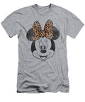 Disney Mickey and Friends Minnie Mouse Leopard Bow Portrait Kirynv Conni T-Shirt