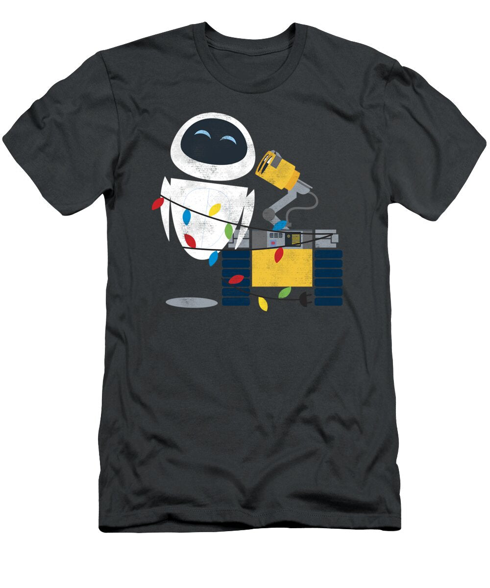 Disney Pixar Walle Eve Christmas Light Wrap Makaij Phoen T-Shirt