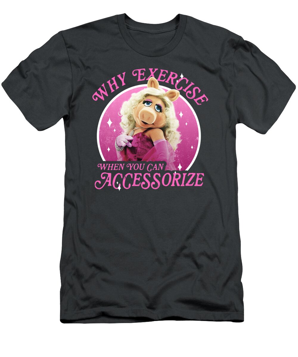 Disney the Muppets Miss Piggy Why Exercise Accessorize Connei Aleea T-Shirt