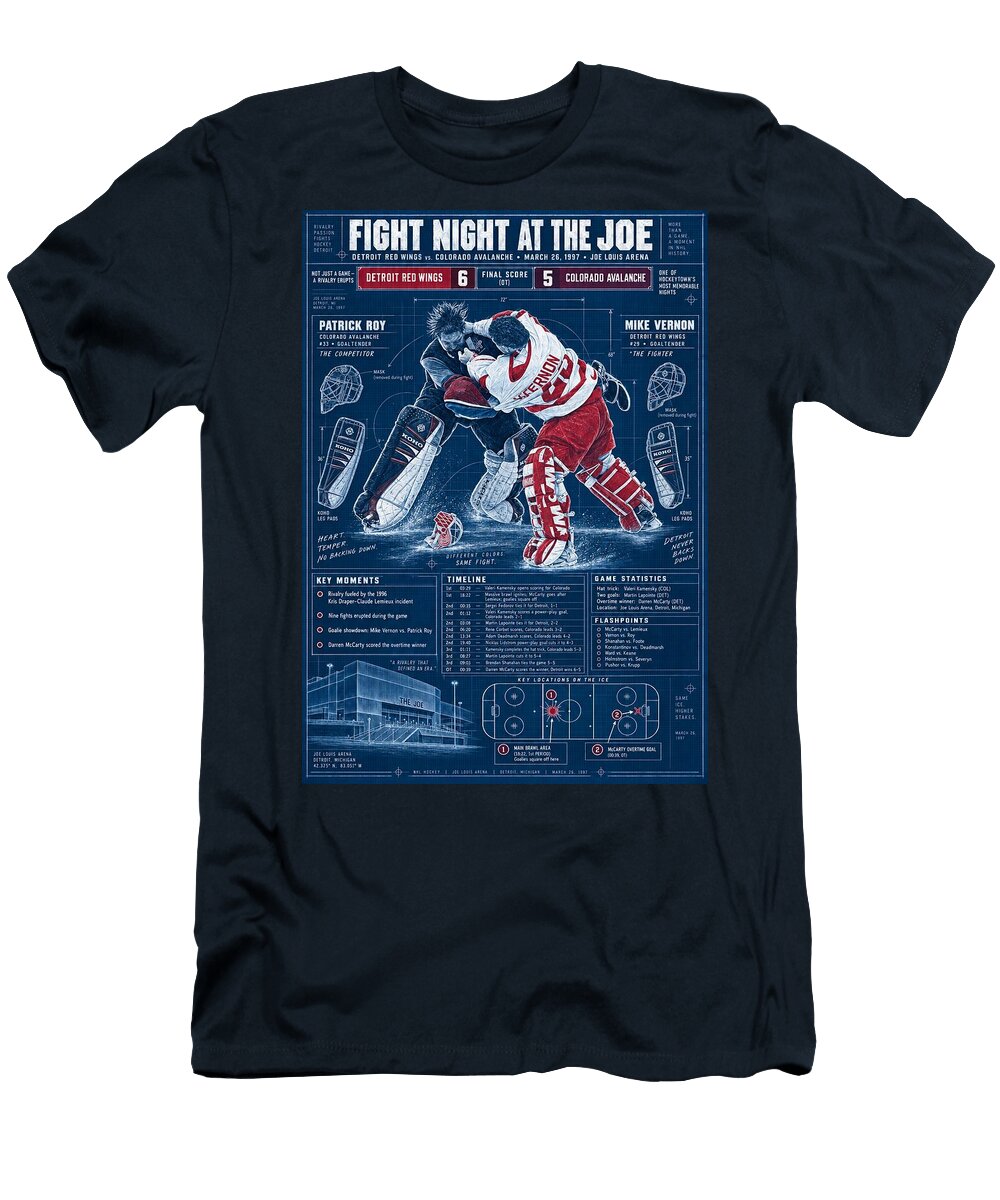 Fight Night At the Joe March 26 1997 Brian Wheat T-Shirt