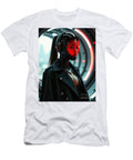 Futuristic Cyborg Femme in Red Neon Light Jt Photodesign T-Shirt
