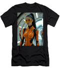 Futuristic Space Explorer in Orange Suit Jt Photodesign T-Shirt