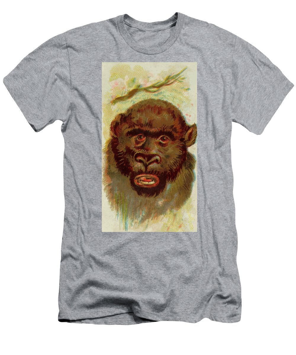 Gorilla Vintage Animal Illustration Picked and Shared T-Shirt