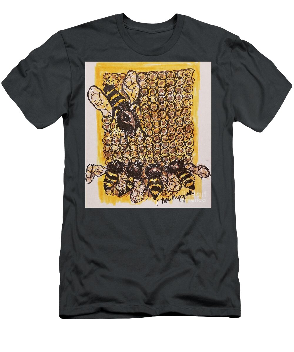 Honey Bee Geraldine Myszenski T-Shirt