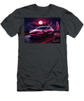Model 3 Performance Moonrise Tesla Model 3 Performance and the Moons Glow Destiney Sullivan T-Shirt