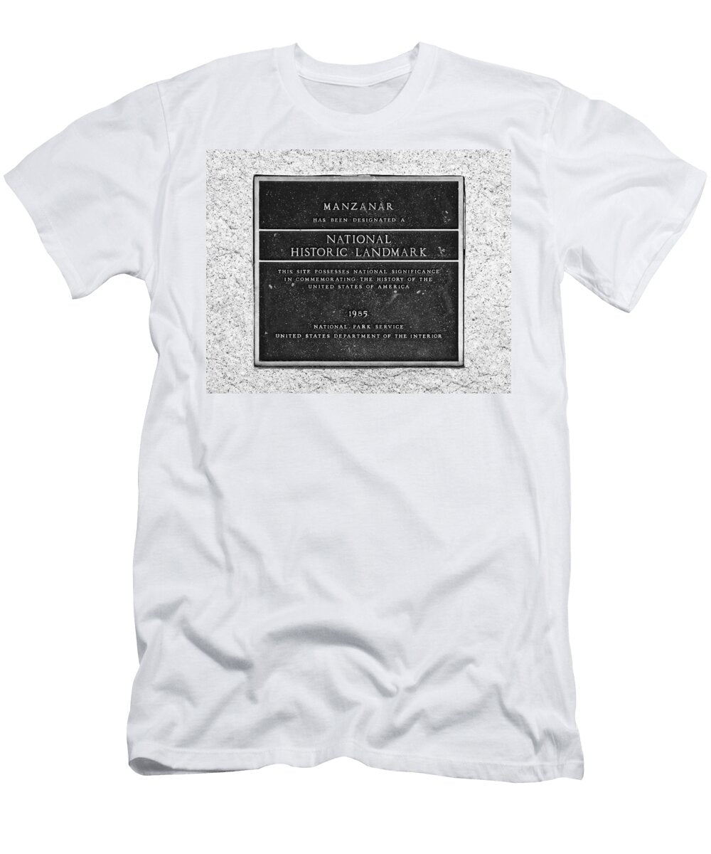 National Disgrace Plaque At Manzanar National Historic Landmark California Darin Volpe T-Shirt
