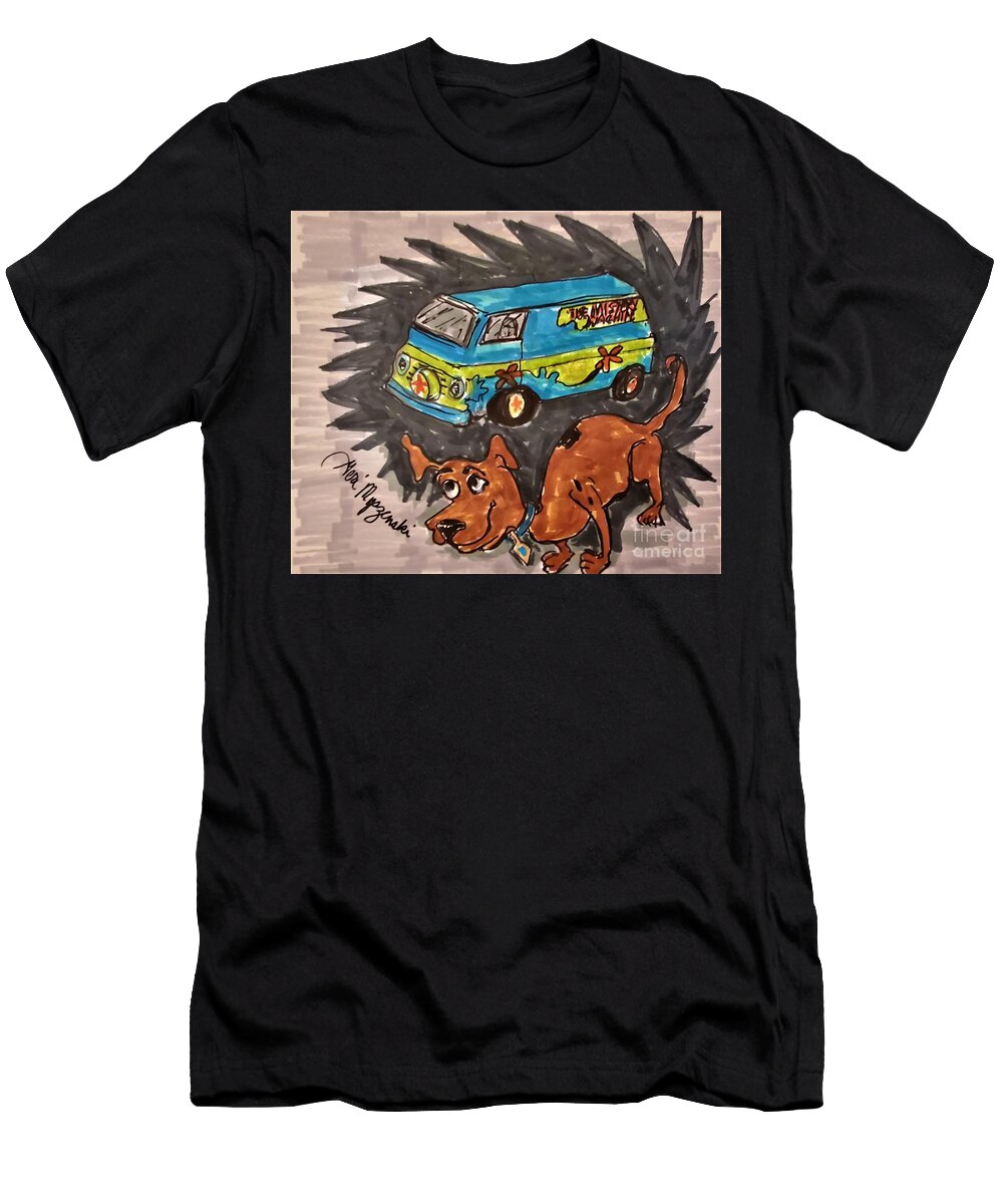 Scooby Doo and the Mystery Machine Geraldine Myszenski T-Shirt