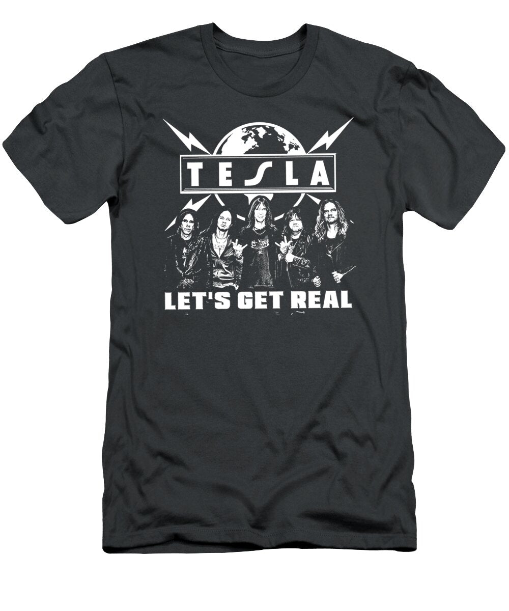 Tesla Tour 2022 Lets Get Real Matilda Ellis T-Shirt