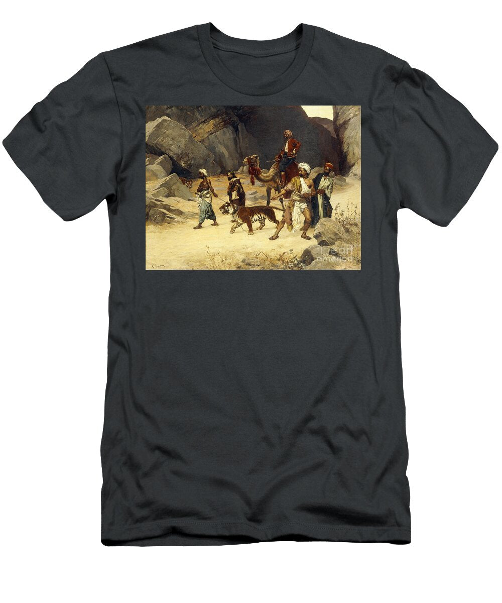 The Tiger Hunt 1896 Rudolphe Ernst T-Shirt
