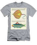 Vintage Whimsical Fish and Marine Life Illustration By Louis Renard Le Chameau Jeaune Ray Fish Louis Renard T-Shirt